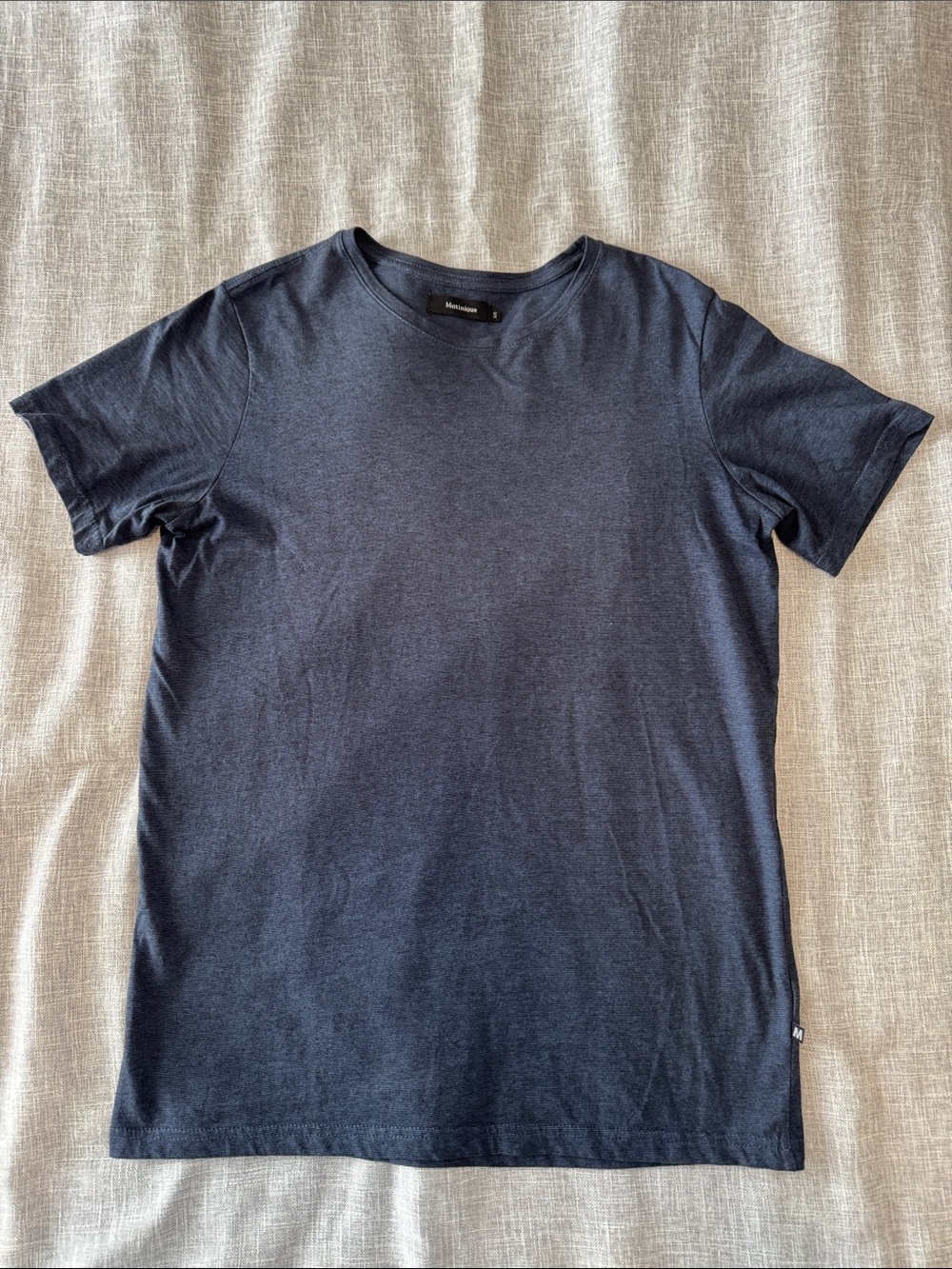 Matinique Men's Navy Crew Neck T-Shirt